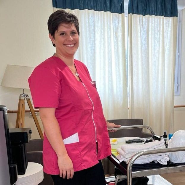 Emmanuelle Saunier sur site